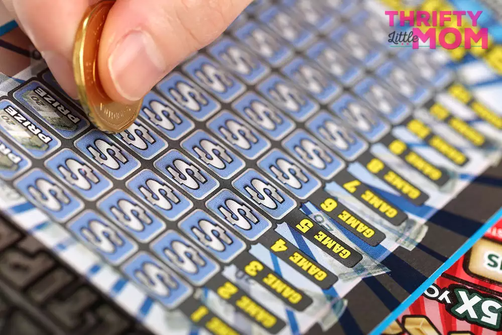 A hand scraping a scratch off ticket 