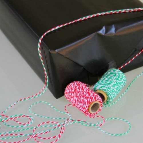 Chalkboard Gift Wrap Tutorial Twine String 1