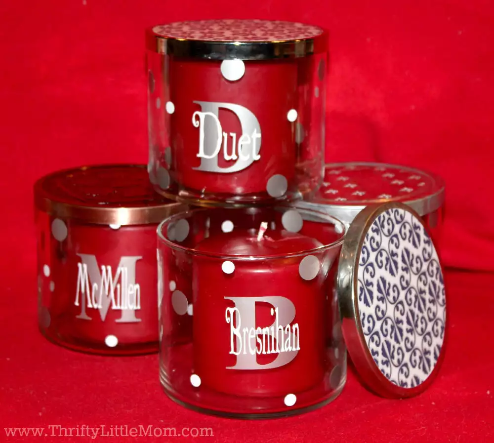 How To Make Personalized Up Cycled Glass Candle Gifts