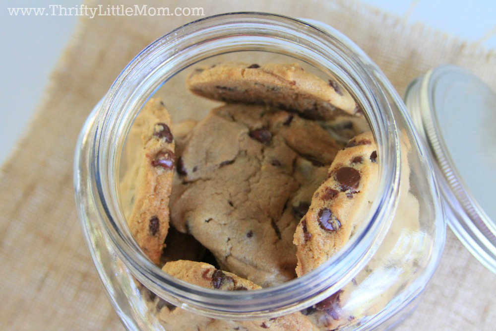 The Ultimate Chocolate Chip Cookie Gift Jar Cookie Placement