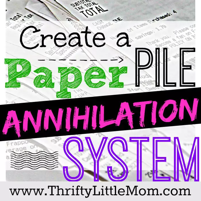 Create a Paper Pile Annihilation System