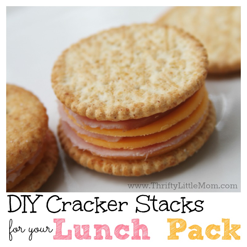 DIY Cracker Stacks for Your Lunch Pack
