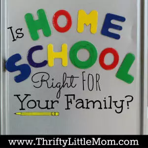 Is Home School Right For Your Family