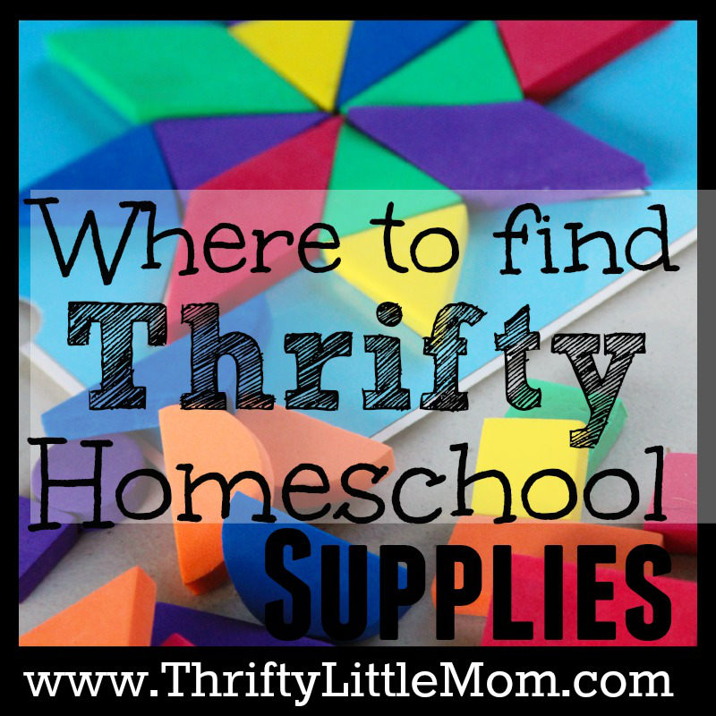 Where to find thrifty homeschool supplies near you