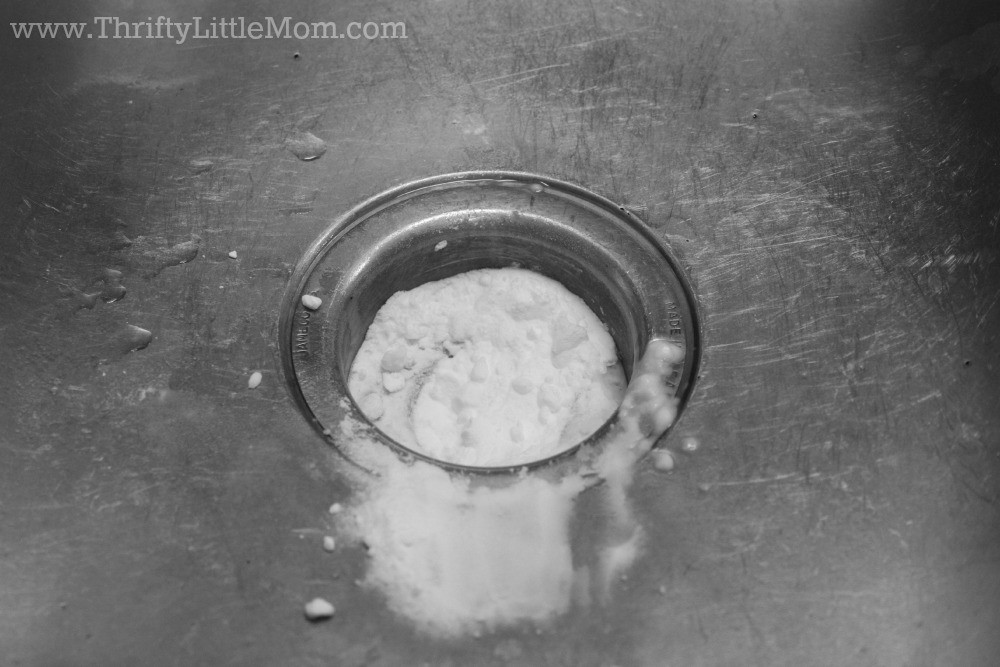 Get the stink out of your sink baking soda dump