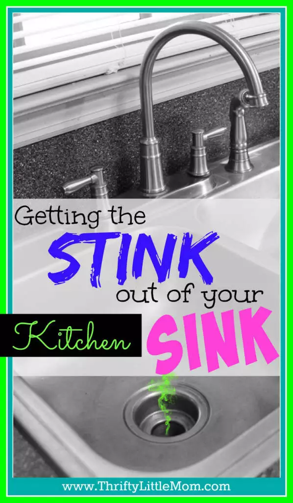 Need to get the stink out of your kitchen sink. Sometimes stuff goes down the drain and leaves a terrible odor behind