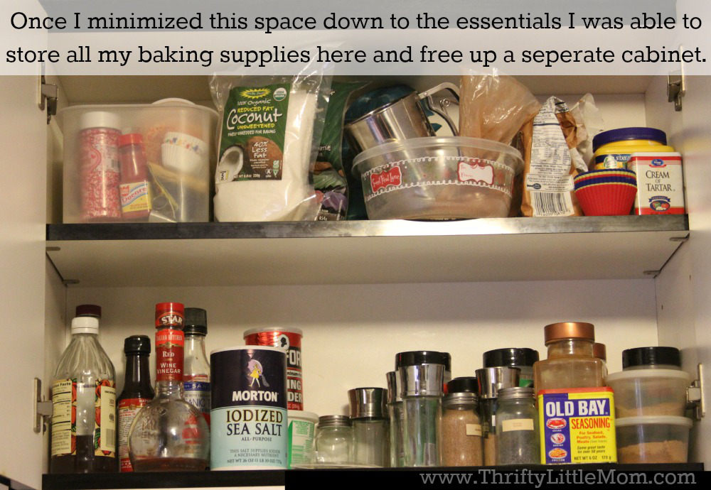 Simple Spice Cabinet Organization - Clean Mama