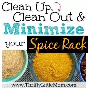 Clean Up and Minimize Your Spice Rack