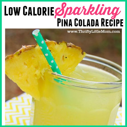 Low Cal Sparkling Pina Colada Recipe