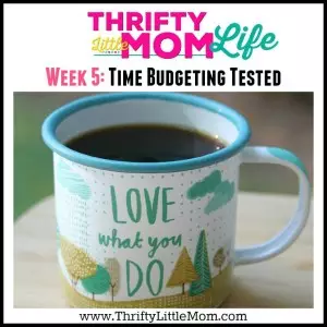 Thrifty Little Mom Life Week 5 Time Budgeting Tested