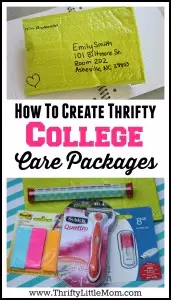 How To Create Thrifty College Care Packages