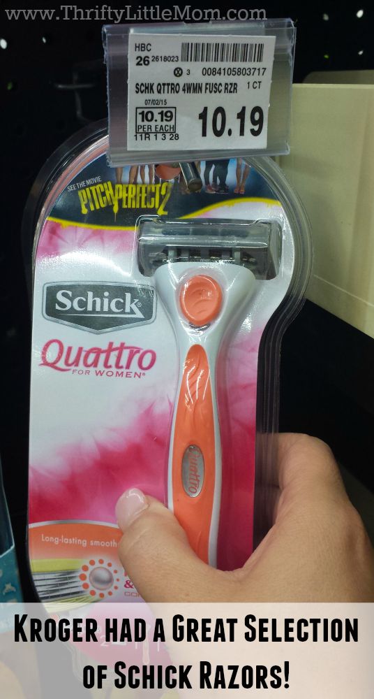 schick blades kroger