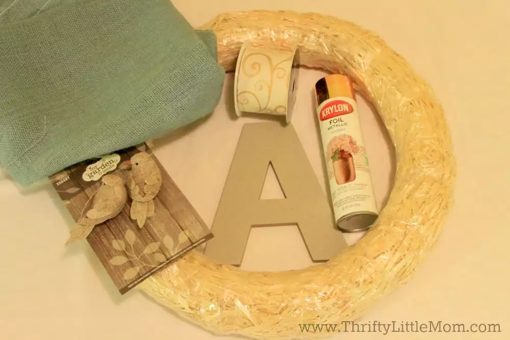 Personalized Letter Wreath Supplies