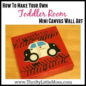 How To Make Your Own Toddler Room Canvas Wall Art