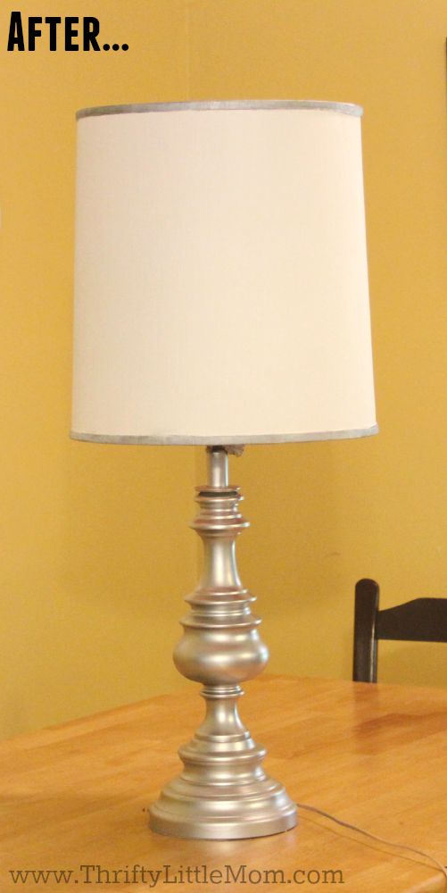 Update A Brass Lamp In 5 Simple Steps, How To Paint A Brass Light Fixture