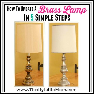 Painting Brass Lamps in 5 Easy Steps