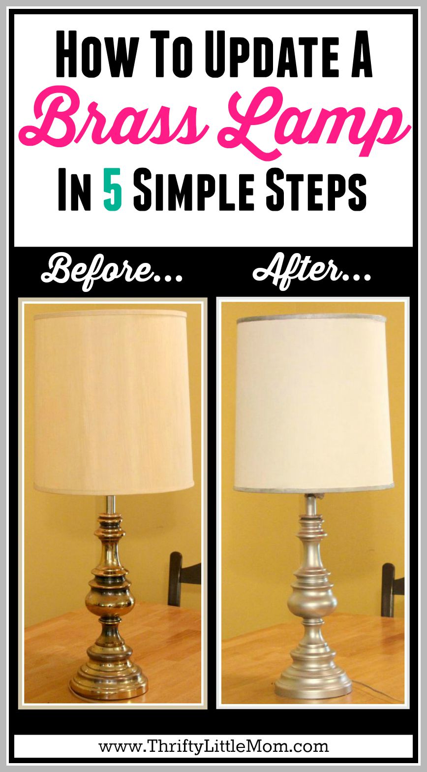 Painting Brass Lamps in 5 Easy Steps