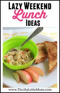 Lazy Weekend Lunch Ideas. Looking for some fun weekend lunch ideas. Check out these tips