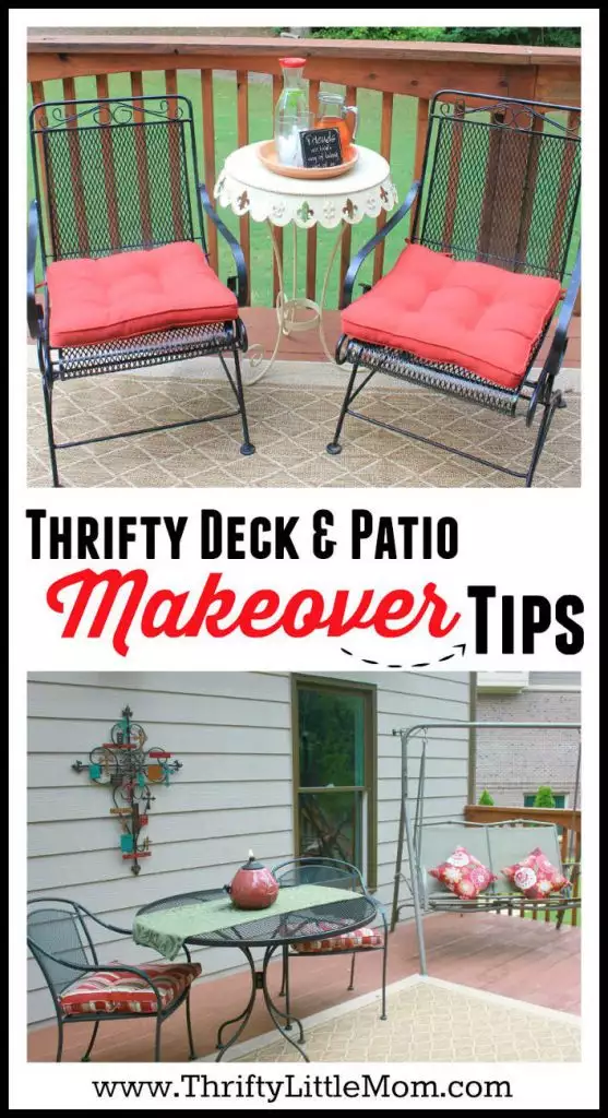 Thrifty Deck and Patio Makeover Tips