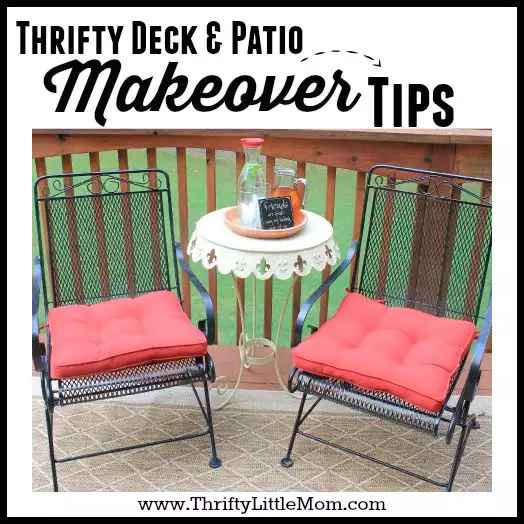 Thrifty Deck & Patio Makeover Tips