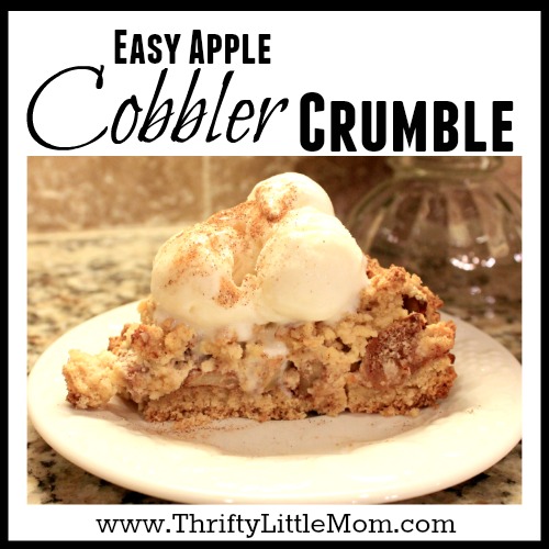 apple crumb cobbler