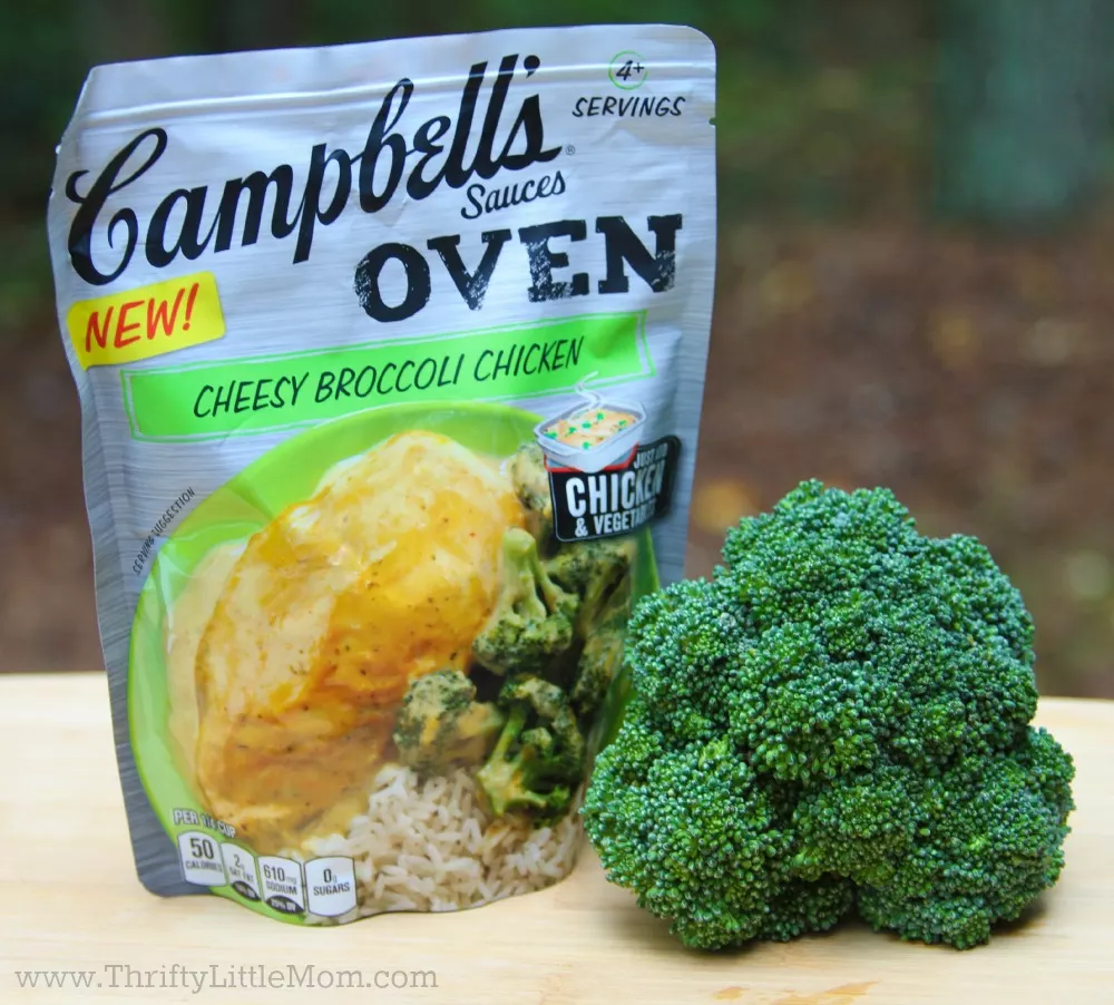 Campbell's Sauces Oven Cheesy Broccoli Chicken