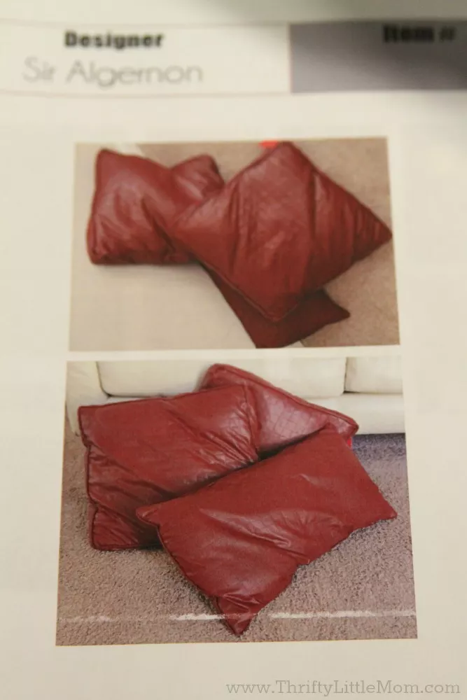 Pillows for dress design