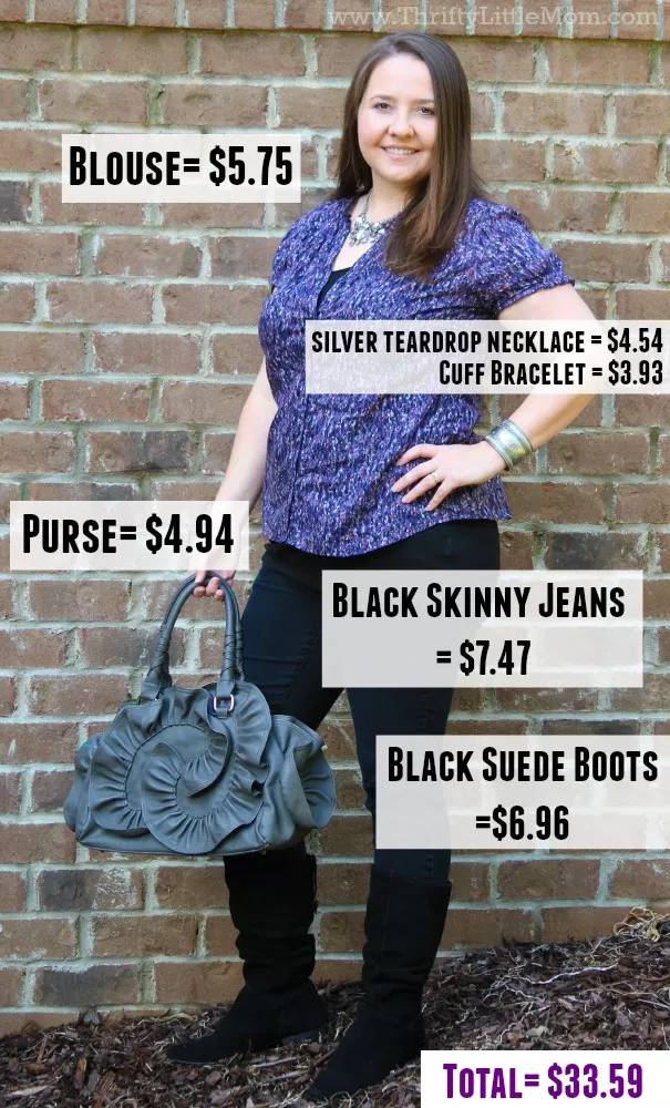 Price Breakdown of Goodwill Outfit 1
