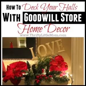 Deck your halls with goodwill home decor