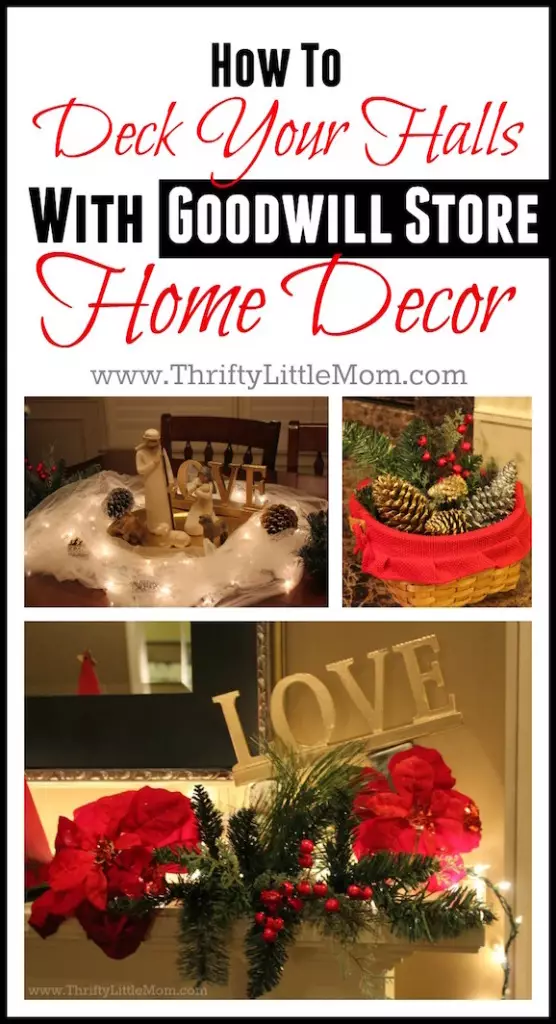 How To Deck Your Halls With Goodwill Store Home Decor