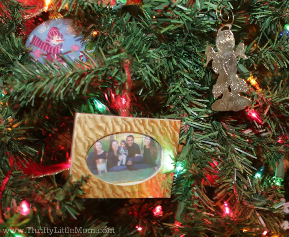 Family Picture Frame Ornament