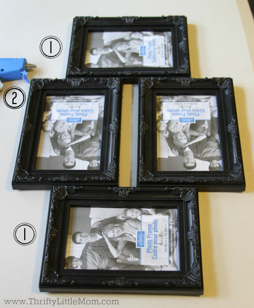 Create A Decorative Collage Frame For Less than $5 » Thrifty Little Mom