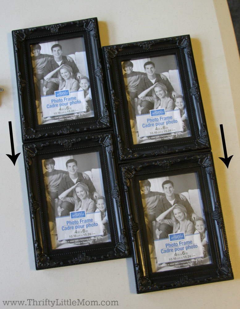 Create A Decorative Collage Frame For Less than $5 » Thrifty Little Mom