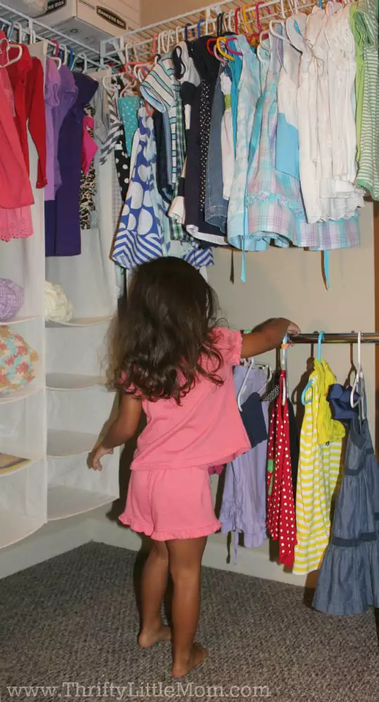 Preschooler Closet Organization Ideas