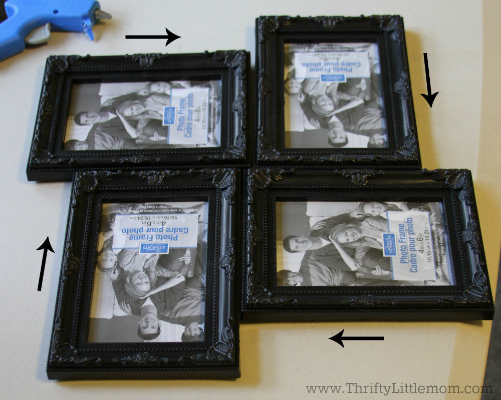 Create A Decorative Collage Frame For Less than $5 » Thrifty Little Mom