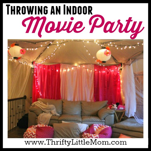 Throwing an Indoor Movie Party