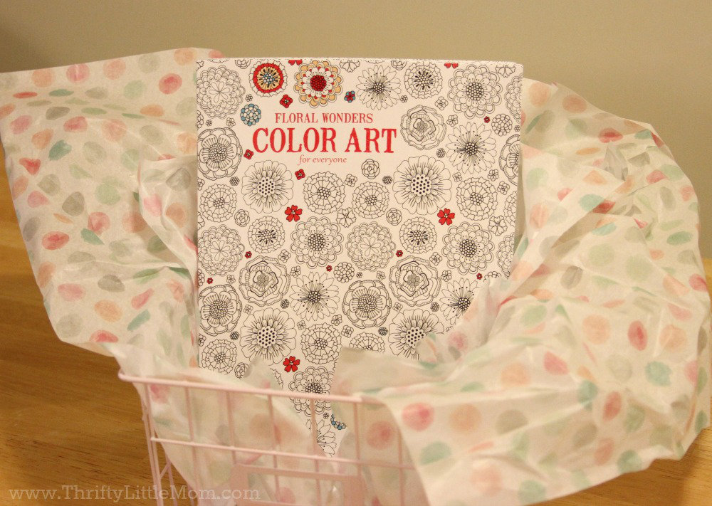It's Mine Diet Coke Basket with Coloring Book