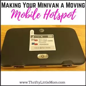Turning Your Minivan into a moving mobile hotspot