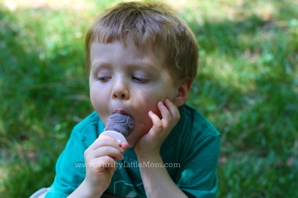 Creamy Chocolate Ice Pops Kids