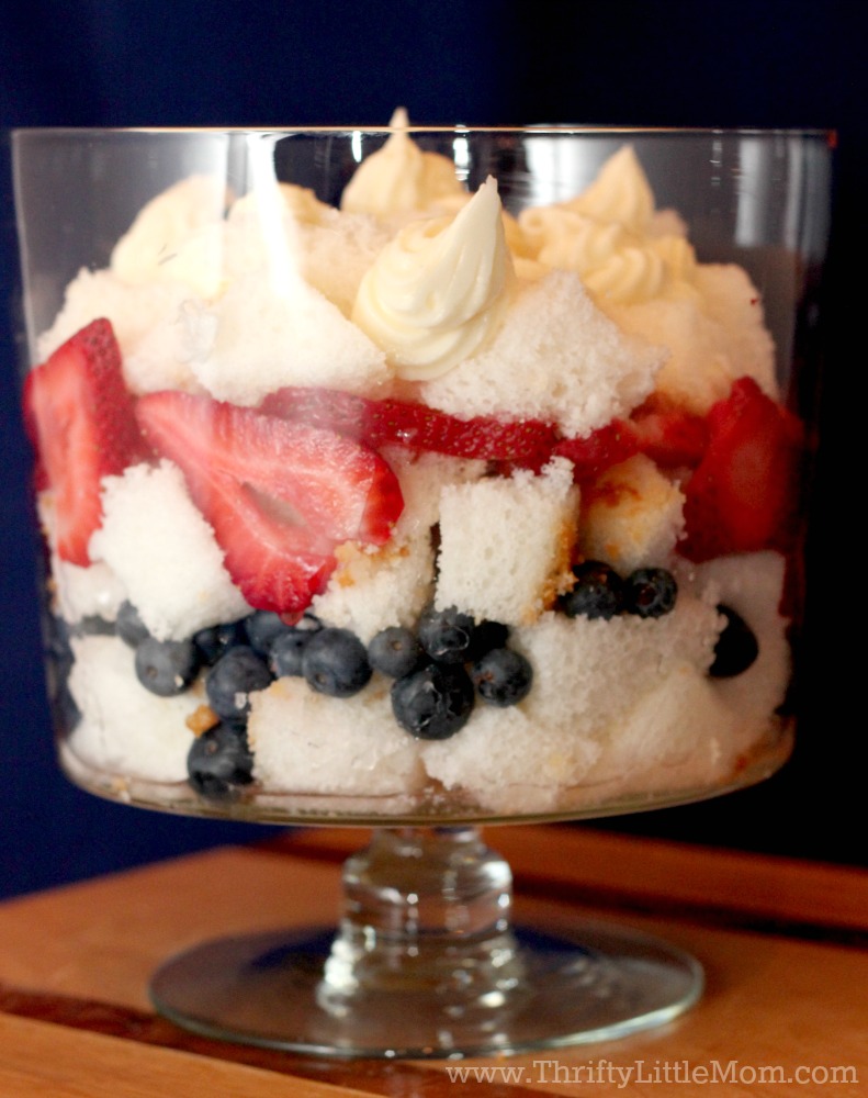 Berry Trifle Glass Dish