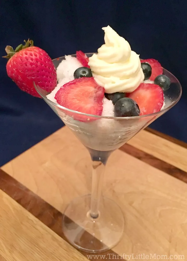 Berry Trifle in a Glass