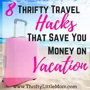 Thrifty Travel Hacks That Save You Money on Vacation. Check out these 8 travel tips that will help you save money on vacation. #4 was something I'd never even heard of before! 