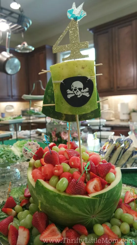 Watermelon Pirate Ship