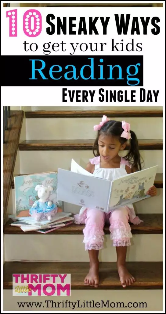10 Sneaky Ways to get your kids reading everyday