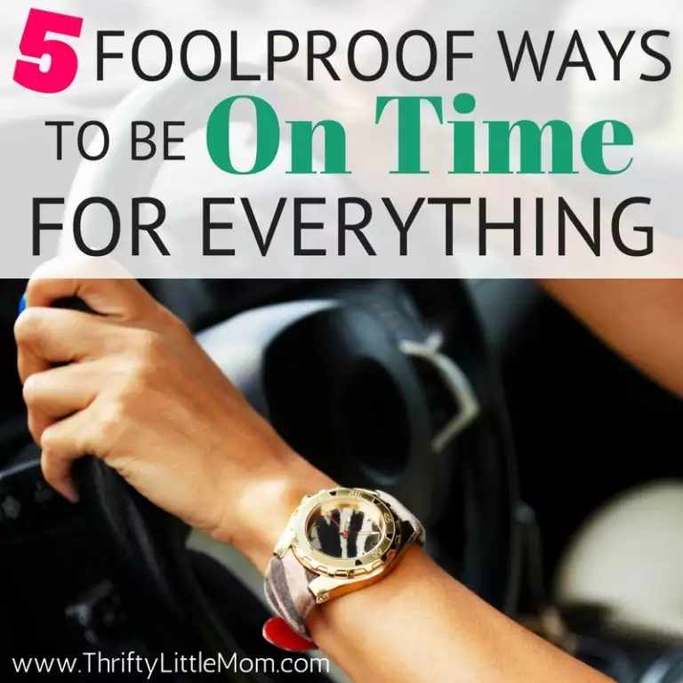 5 Foolproof Ways to Be on Time for Everything