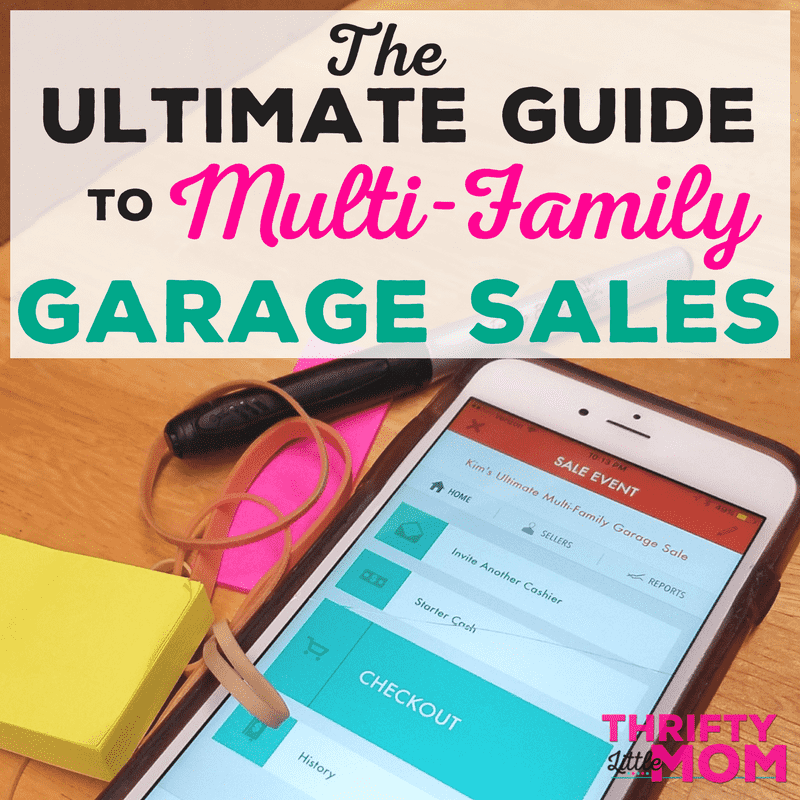 Ultimate Guide To Organizing A Multi Family Garage Sale Thrifty 