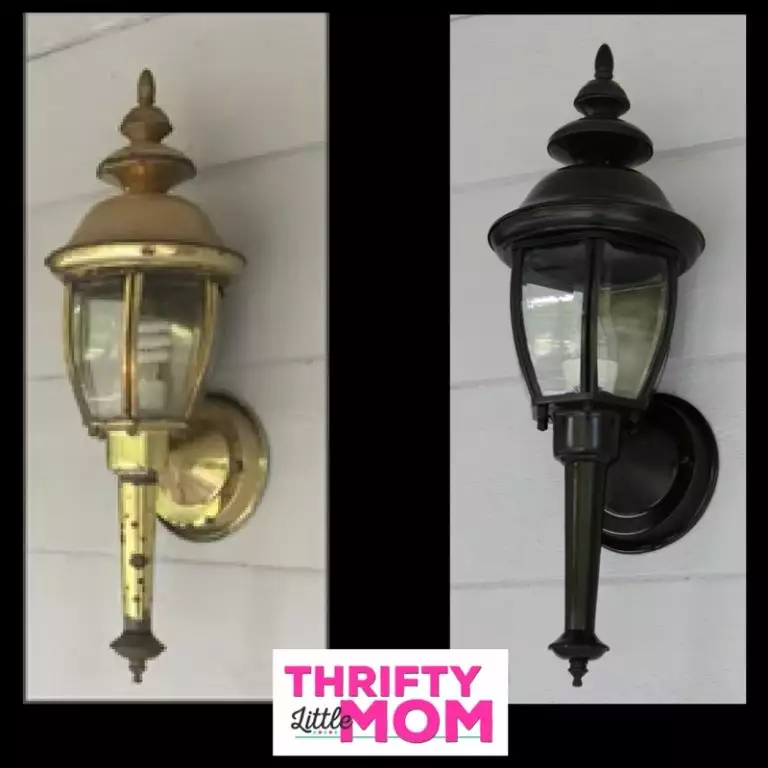 Paint Brass Light Fixture Archives, How To Paint Outdoor Brass Light Fixtures
