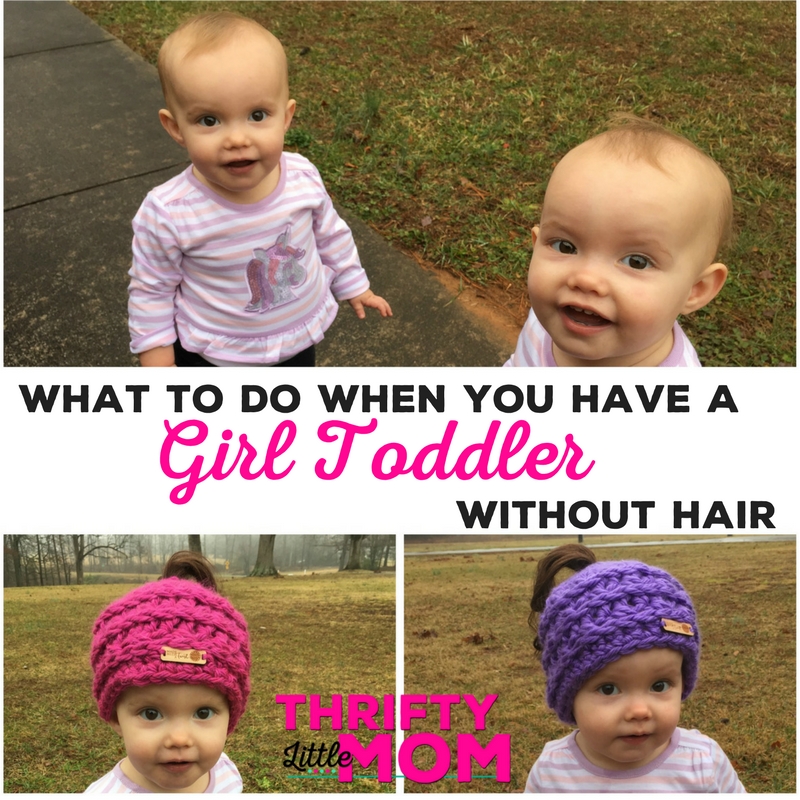 What To Do When You Have A Toddler Without Hair Thrifty Little Mom
