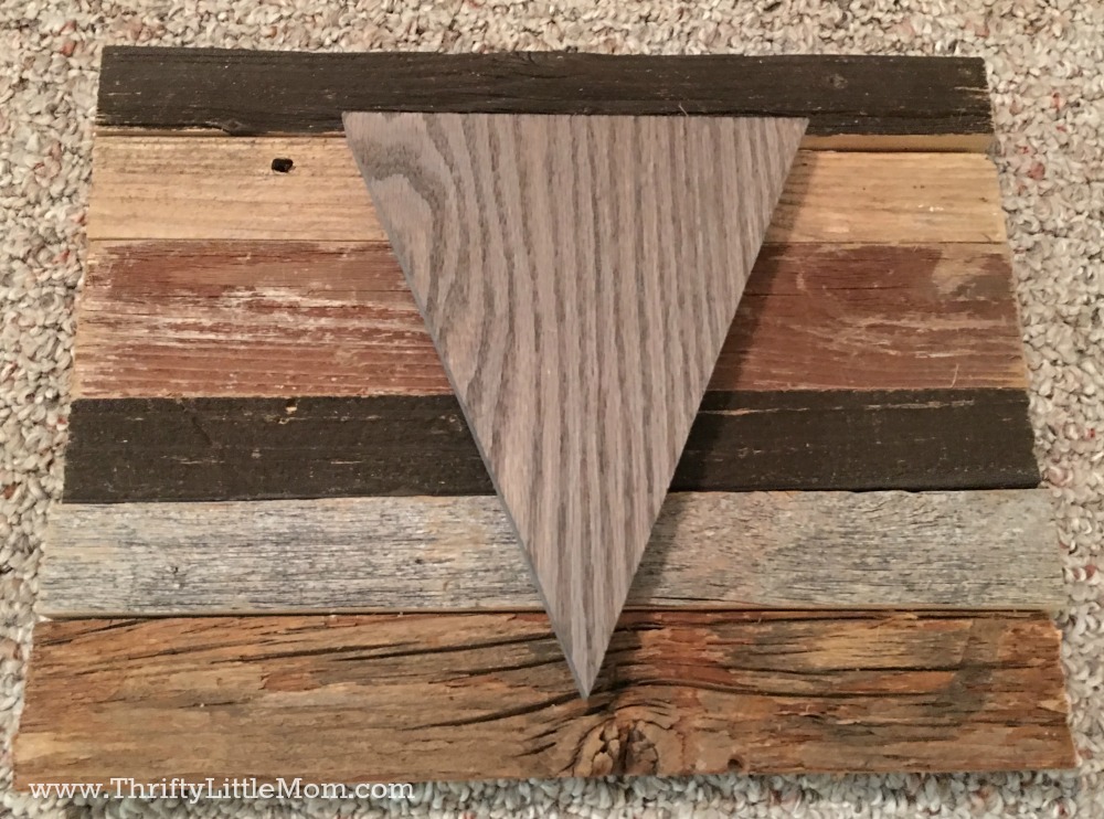 Reclaimed Wood Art Home Decor Step by Step Tutorial