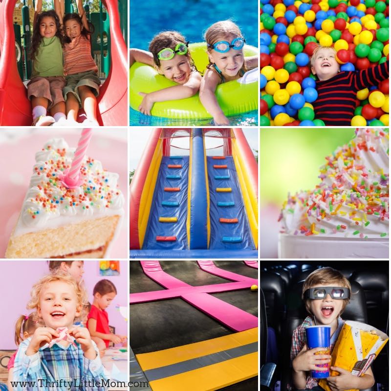 9 year old boy birthday party places